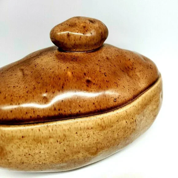 Atlantic Mold Vintage Potato Serving Dish, Candy/Cookie Jar, Potato Bowl - Picture 4 of 12